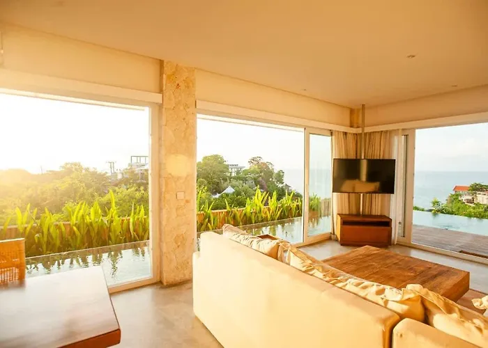 Villa Front Sunset View